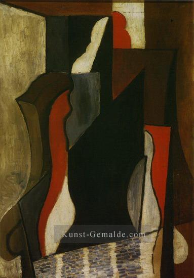 Personnage dans un fauteuil 1917 kubismus Pablo Picasso Ölgemälde